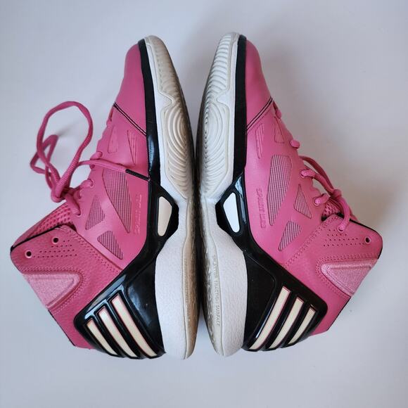 Adidas Adizero Tennis Shoes Mens Size 6 Pink Sprint Web Sneakers - Picture 7 of 11